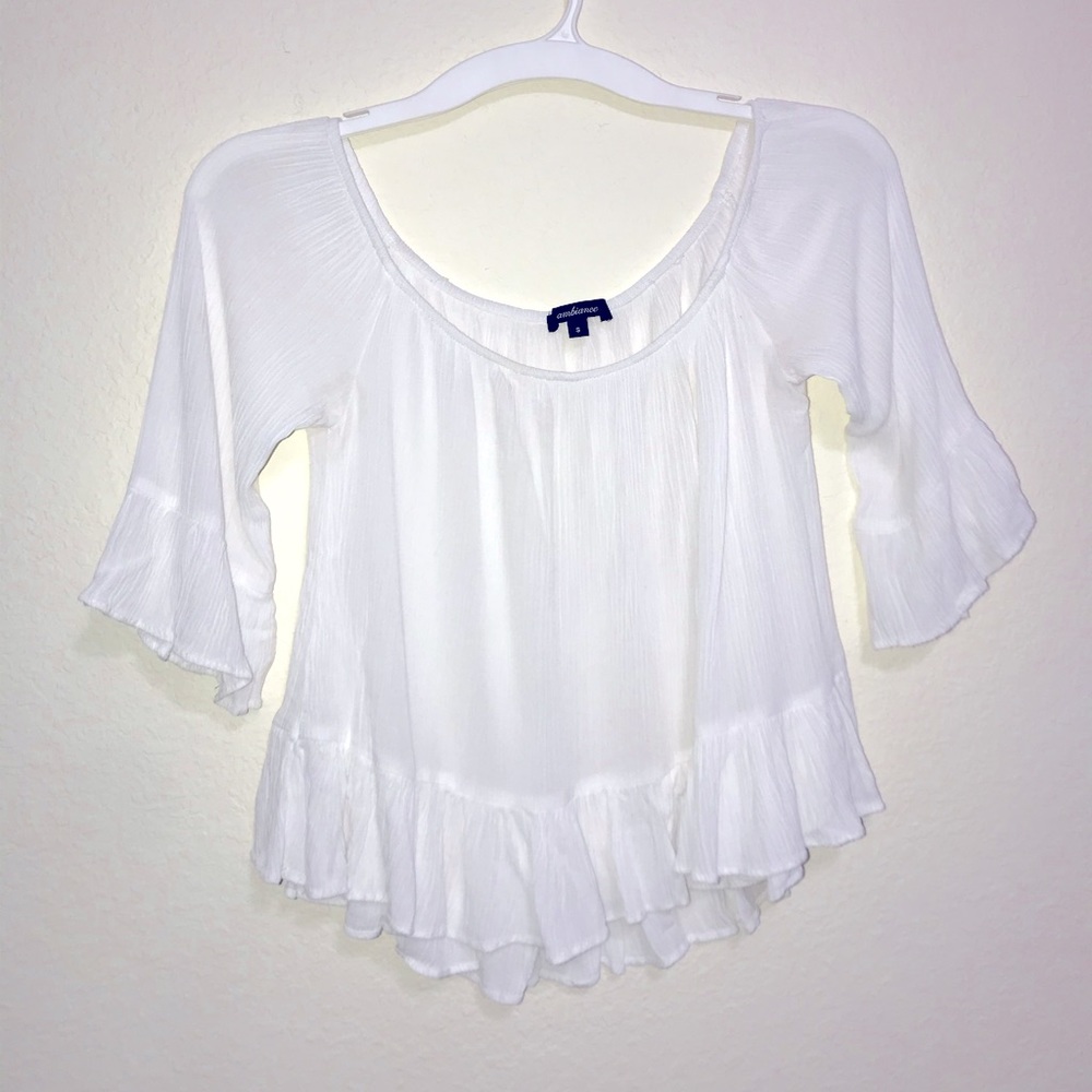NEW white top S/SM